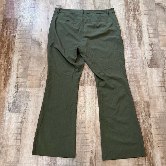 Banana Republic Bootcut Fit Dress Pants Womens Size 16 Green High Rise - Picture 4 of 12